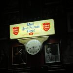 Sign that says "Meet Your Friends here" sponsored by Lonestar